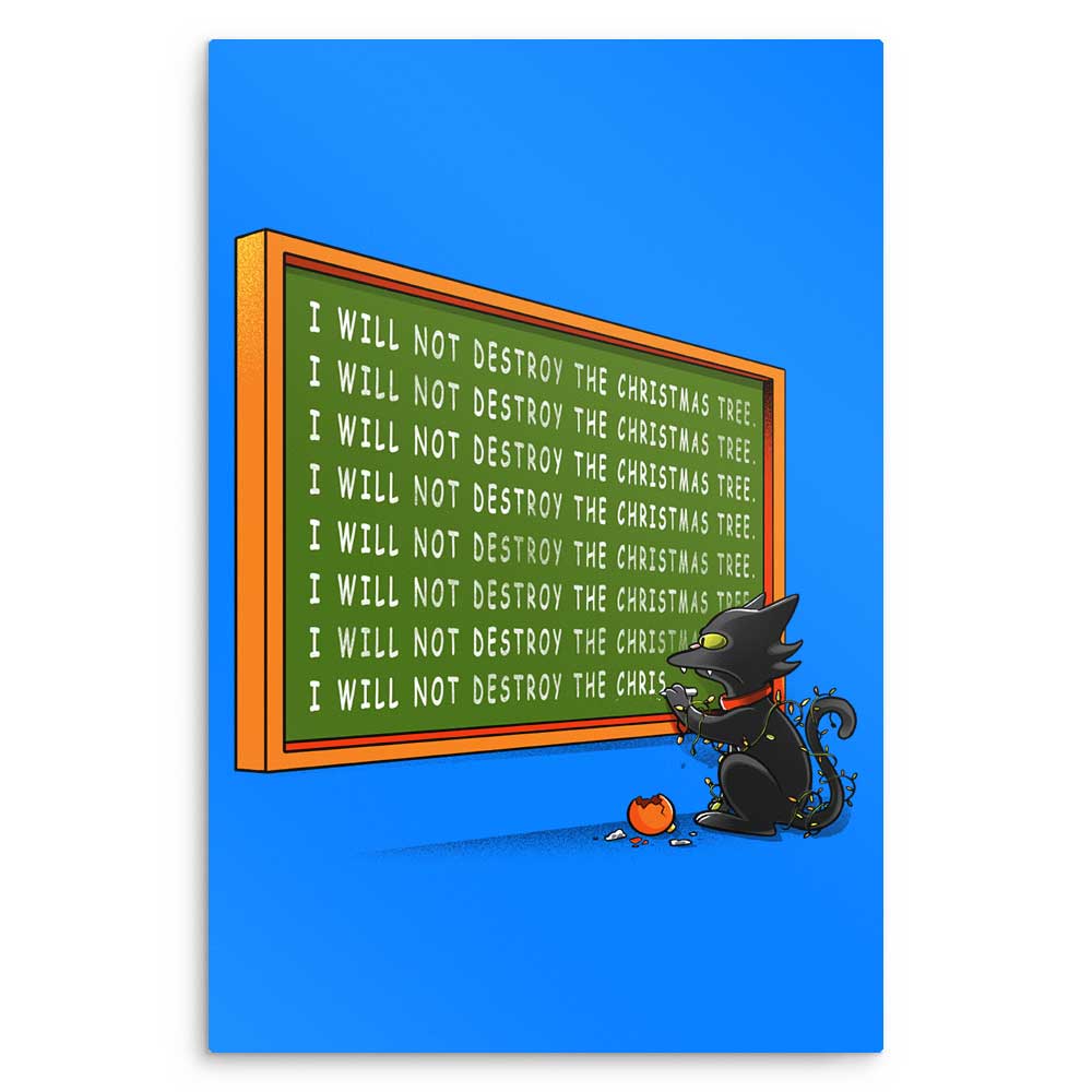 I Will Not Destroy - Metal Print