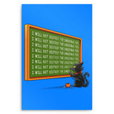 I Will Not Destroy - Metal Print