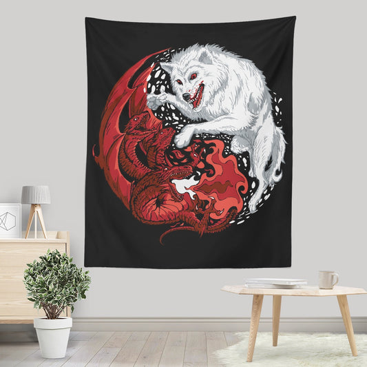 Ice and Fire - Wall Tapestry