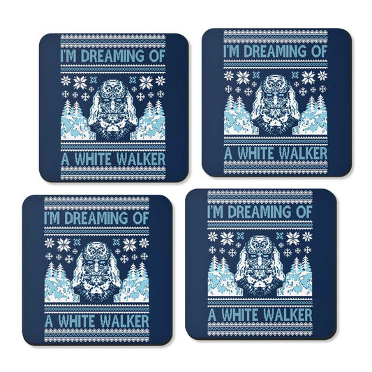 I'm Dreaming of a White Walker - Coasters