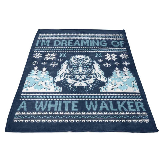 I'm Dreaming of a White Walker - Fleece Blanket