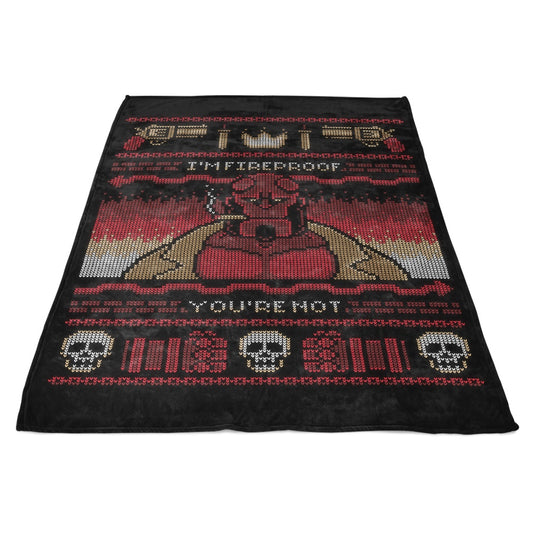 I'm Fireproof - Fleece Blanket