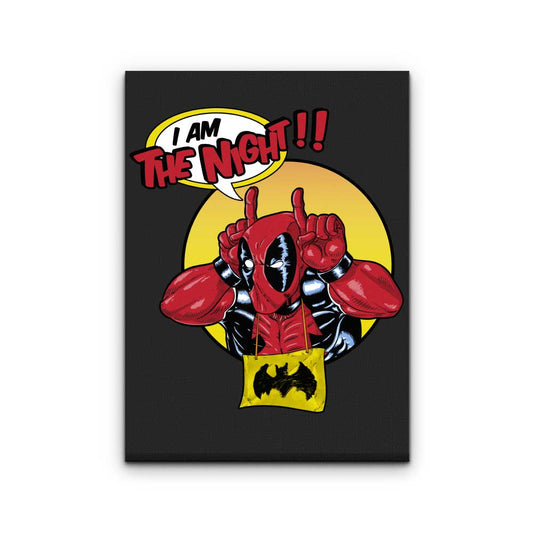 I'm the Night - Canvas Print