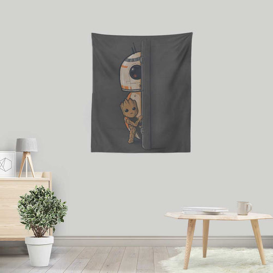 In a Galaxy Far, Far Away - Wall Tapestry