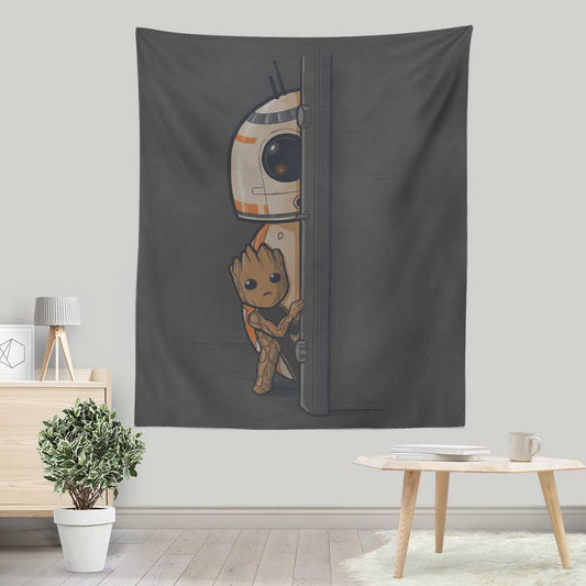 In a Galaxy Far, Far Away - Wall Tapestry