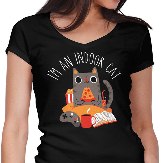 Indoor Cat - Women's V-Neck