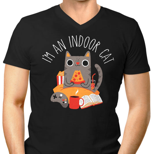 Indoor Cat - Men's V-Neck