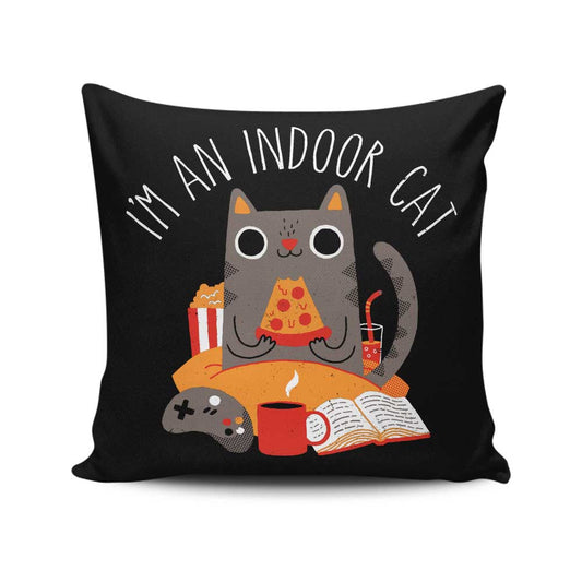 Indoor Cat - Throw Pillow