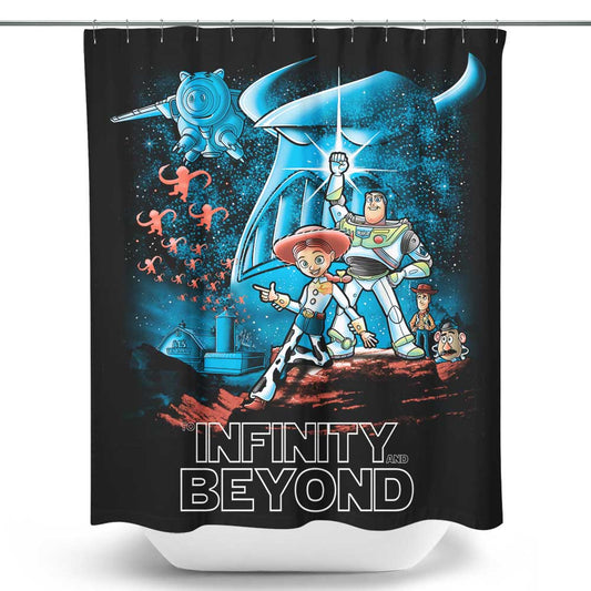 Infinity and Beyond - Shower Curtain