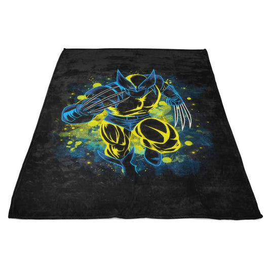 Inked Adamantium - Fleece Blanket