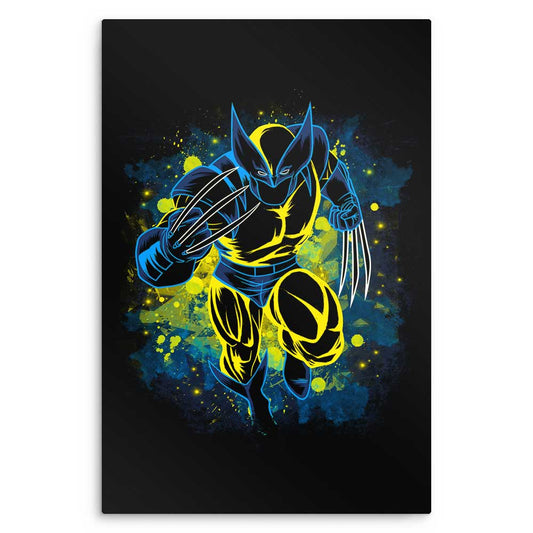 Inked Adamantium - Metal Print