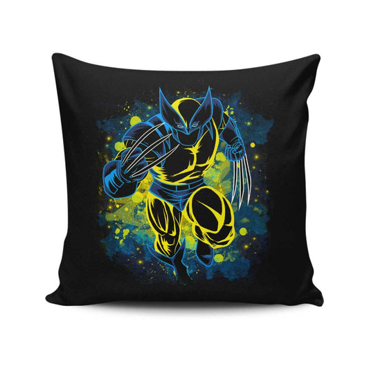 Inked Adamantium - Throw Pillow