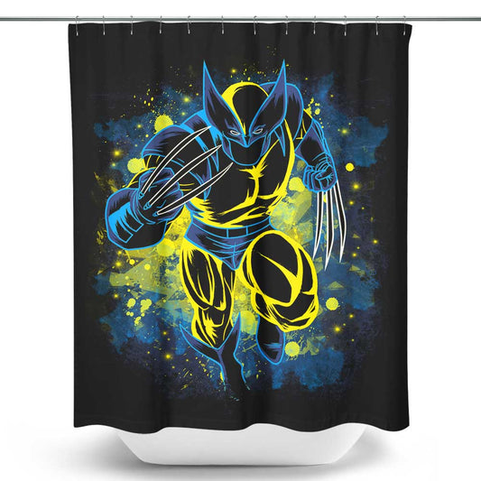 Inked Adamantium - Shower Curtain