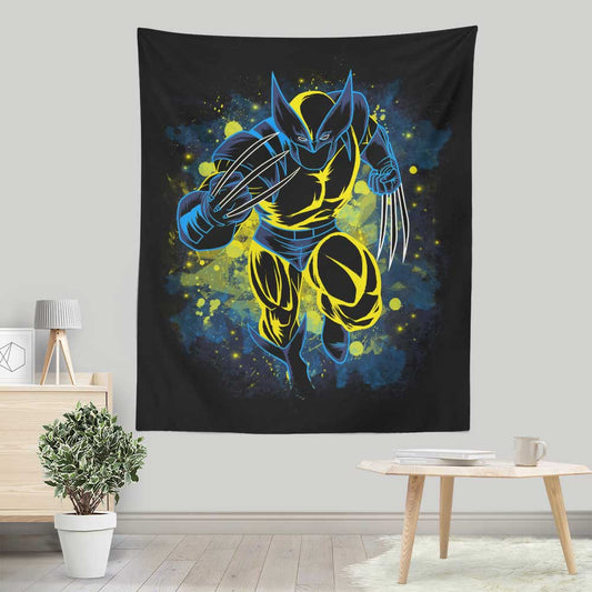 Inked Adamantium - Wall Tapestry