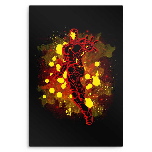 Inked Iron - Metal Print