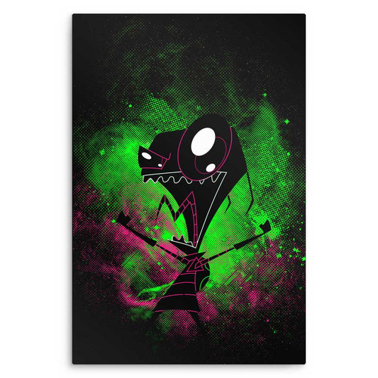 Invader Art - Metal Print