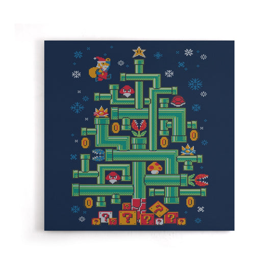 It's a Tree Mario - Canvas Print