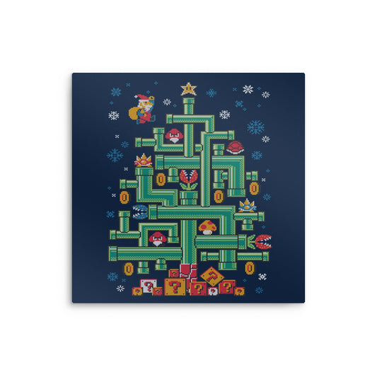 It's a Tree Mario - Metal Print