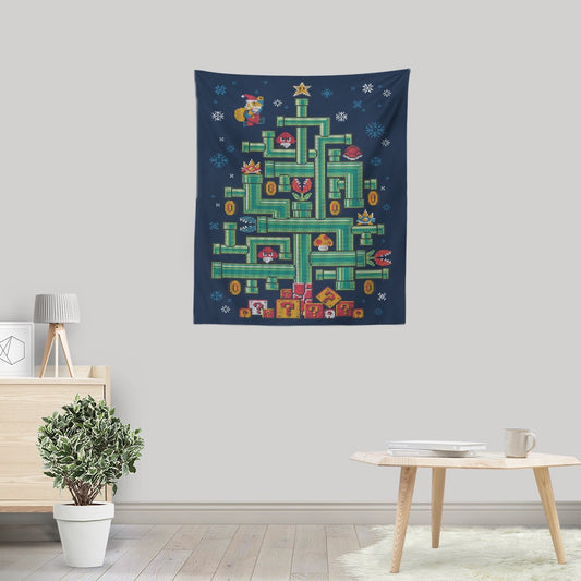 It's a Tree Mario - Wall Tapestry