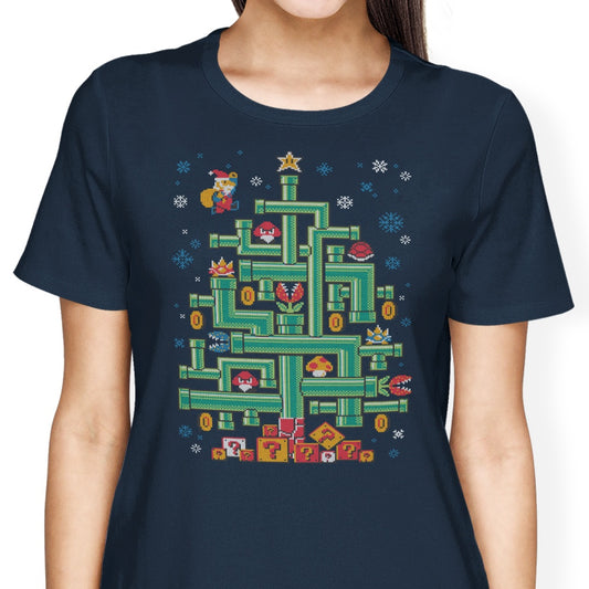 It's a Tree Mario - Women's Apparel