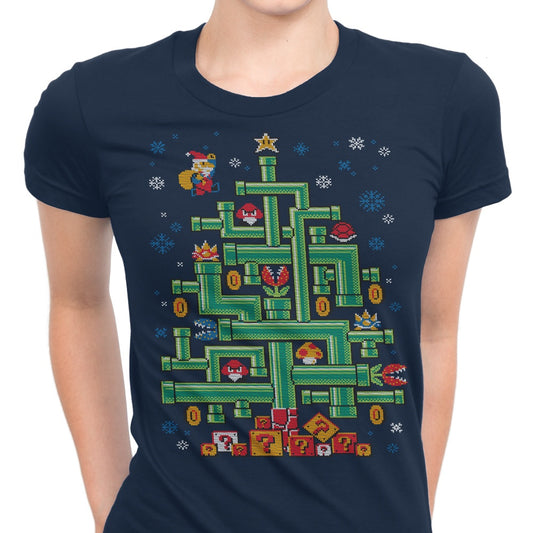 It's a Tree Mario - Women's Apparel