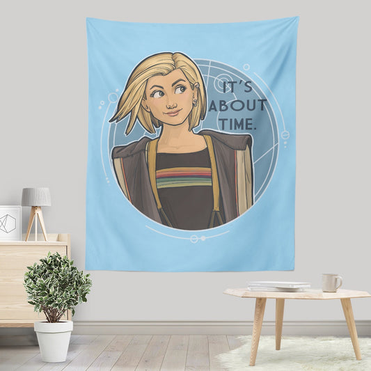 It's About Time - Wall Tapestry