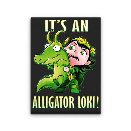 It's an Alligator - Canvas Print