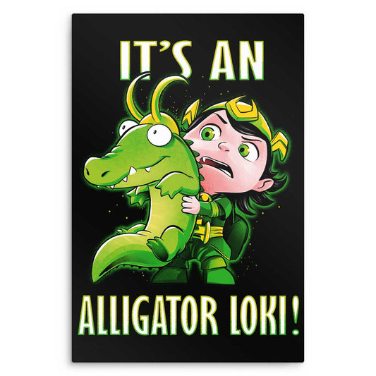 It's an Alligator - Metal Print