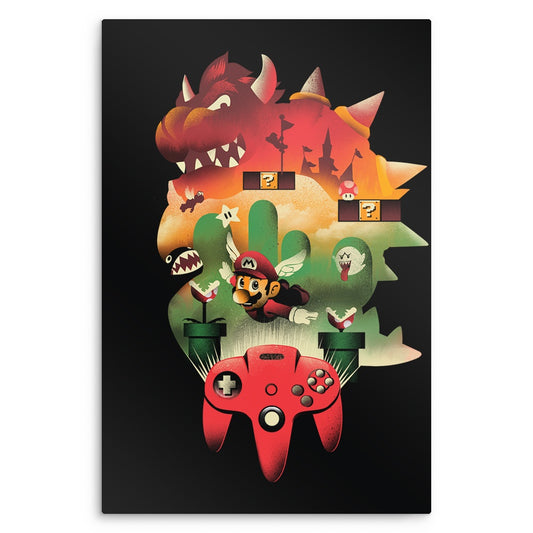 It's-a Me, 64 - Metal Print