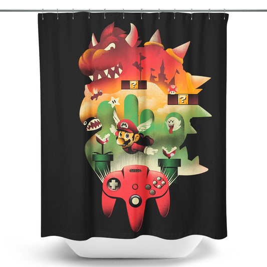 It's-a Me, 64 - Shower Curtain