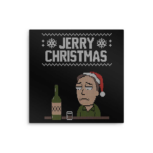 Jerry Christmas - Metal Print