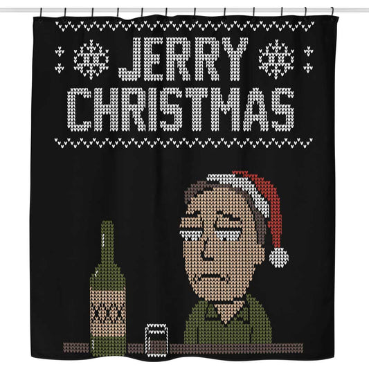 Jerry Christmas - Shower Curtain