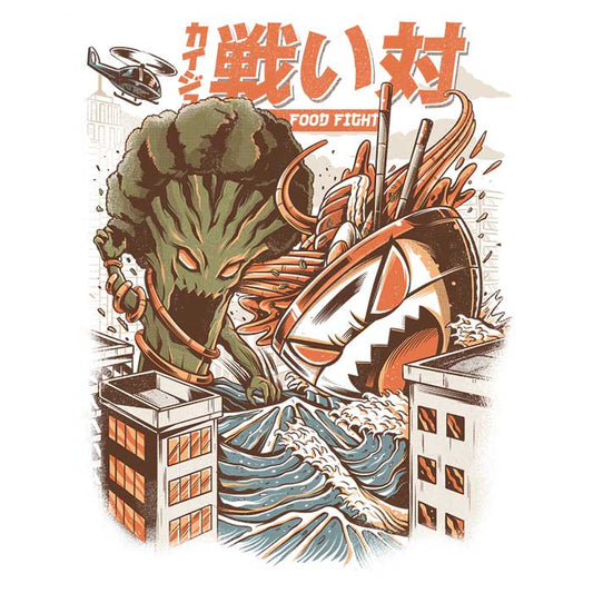 Kaiju Food Fight - Fleece Blanket