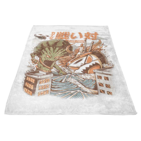 Kaiju Food Fight - Fleece Blanket