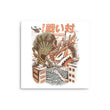 Kaiju Food Fight - Metal Print