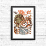 Kaiju Food Fight - Posters & Prints