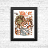 Kaiju Food Fight - Posters & Prints