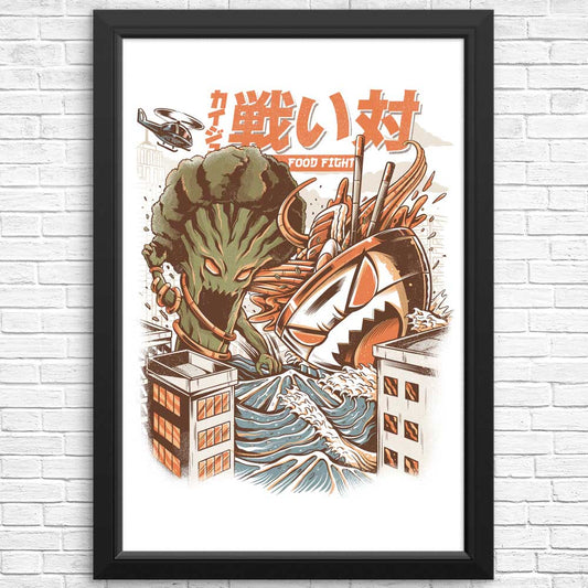 Kaiju Food Fight - Posters & Prints