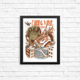 Kaiju Food Fight - Posters & Prints