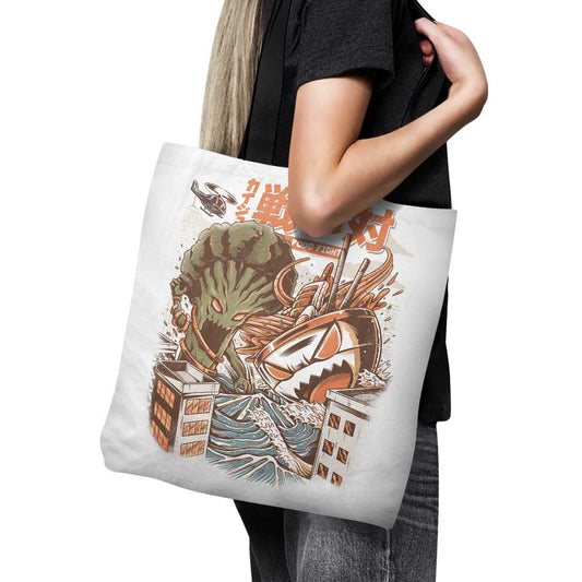 Kaiju Food Fight - Tote Bag