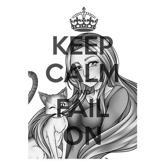 Keep Calm and Fail On - Fleece Blanket