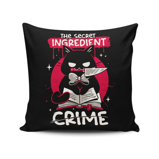 Killer Secret Ingredient - Throw Pillow