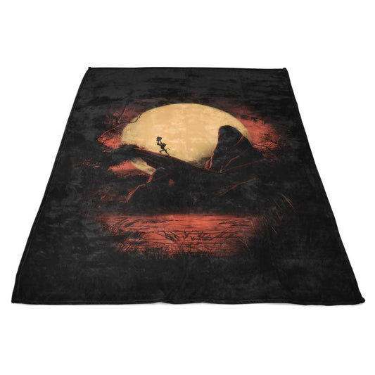 King Silhouette - Fleece Blanket