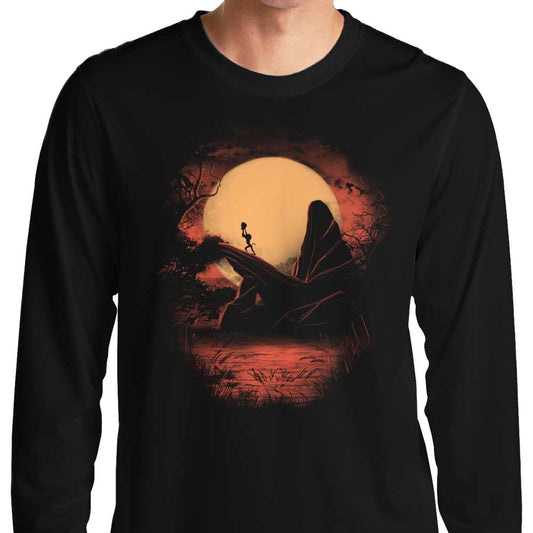 King Silhouette - Long Sleeve T-Shirt