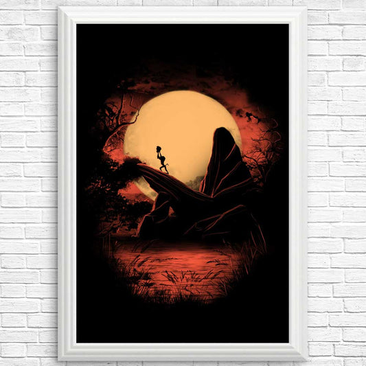 King Silhouette - Posters & Prints