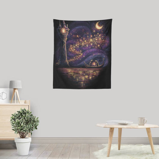 Lanterns of Hope - Wall Tapestry