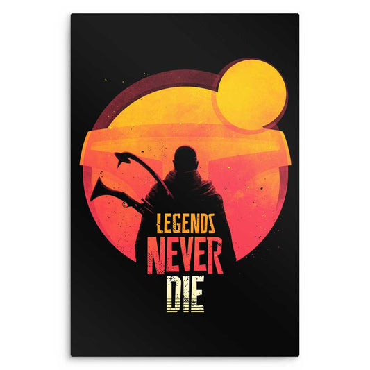 Legends Never Die - Metal Print