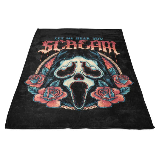 Let Me Hear You Scream - Fleece Blanket