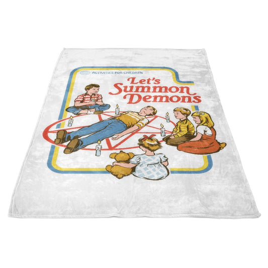 Let's Summon Demons - Fleece Blanket