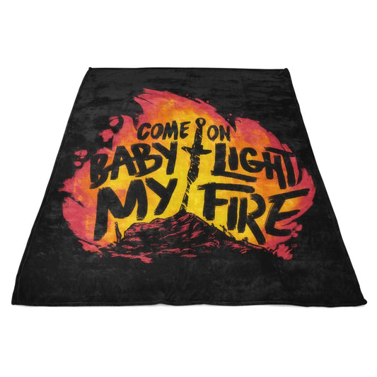 Light My Fire - Fleece Blanket